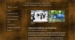 Desktop Screenshot of bobbahn-gap.de